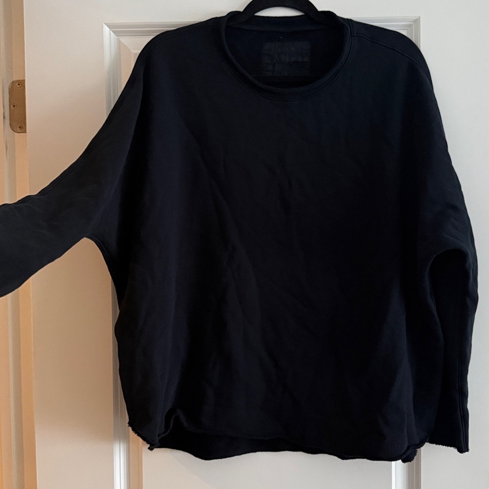 New $228 Frank & Eileen EFFIE Long-Sleeve Funnel Neck Capelet - Picture 9 of 11